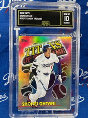 2026 Topps Shohei Ohtani #TOG1 Titans of the Game GEM MT 10 GMA Los Angeles Dodgers P/DH