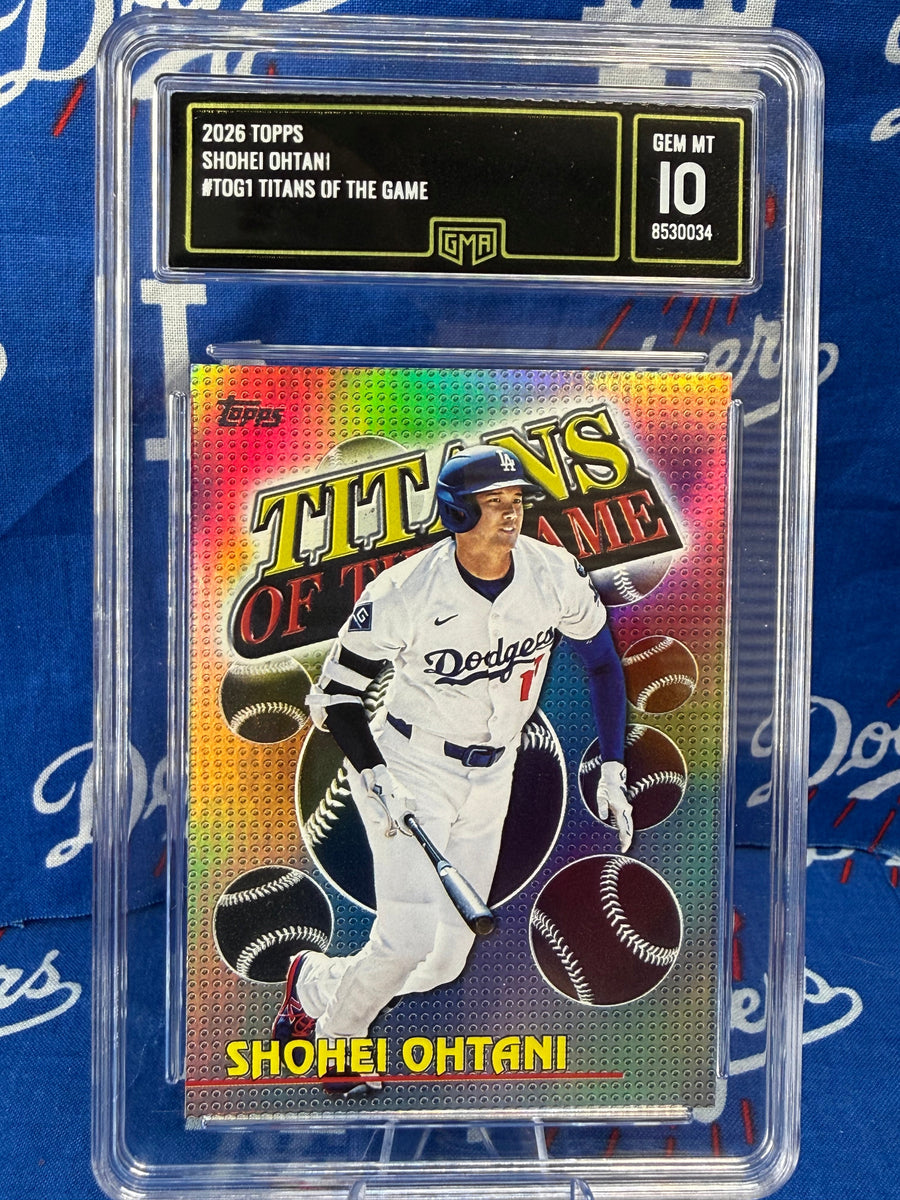 2026 Topps Shohei Ohtani #TOG1 Titans of the Game GEM MT 10 GMA Los Angeles Dodgers P/DH