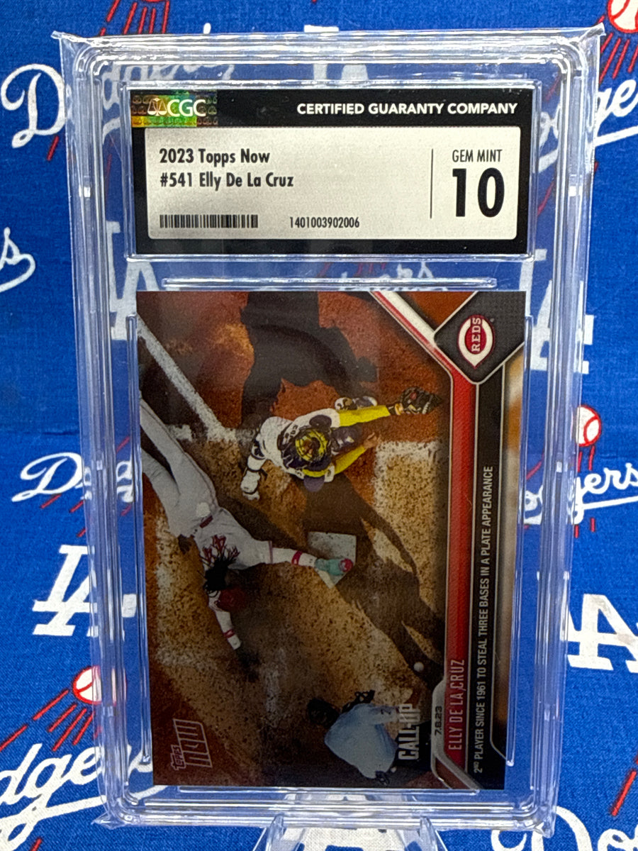 2023 Topps Now Elly De La Cruz Call-Up #541 Numbered /229 CGC GEM MINT 10