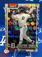 2026 Topps Chrome Gleyber Torres #35 Topps 70th Anniversary Mojo Refractor #63/75 Detroit Tigers