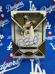 2023 Topps Tier One Dave Stewart Tier One Talent Auto T1TA-DS #068/299 Oakland Athletics