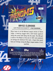2026 Topps Finest Phenoms Bryce Eldridge RC #FP-4 Atomic Refractor - San Francisco Giants