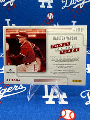 2021 Panini Absolute Daulton Varsho Tools of the Trade Signature Quads RC #RTT-DV Numbered 05/99 Arizona Diamondbacks
