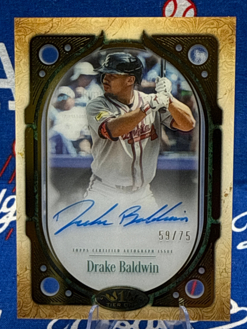 Drake Baldwin 2026 Topps Tier One Clearly Perfect Autograph #CPA-DB /75