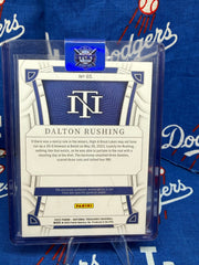 2023 Panini National Treasures Dalton Rushing Patch RC #65 Numbered 12/25 Los Angeles Dodgers
