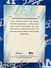 2026 Topps Chrome Disney Ryan Evans #185 Pink Sparkle Refractor Numbered 033/250 High School Musical
