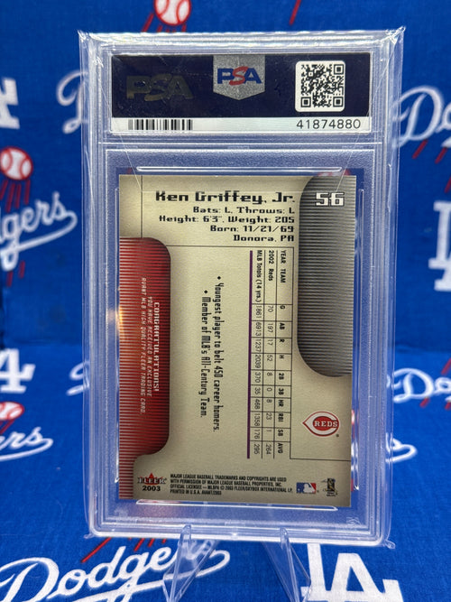 2003 Fleer Avant #56 Ken Griffey Jr. — PSA MINT 9 | Cincinnati Reds