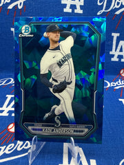 2025 Bowman Chrome Kade Anderson Blue Sapphire Refractor #BCP-19 Seattle Mariners Prospect