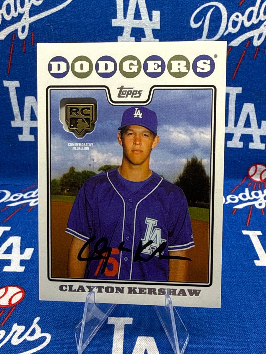2020 Topps Series One Clayton Kershaw Rookie Card Retrospective RC Logo Medallion #RCR-CK Los Angeles Dodgers