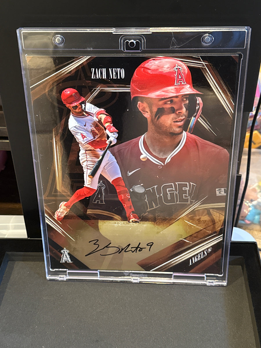 Zach Neto 2026 Fanatics Emanate Under Wraps autograph front