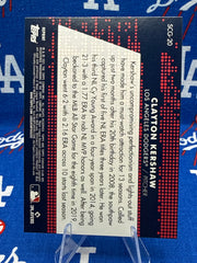 2021 Topps Stadium Club Chrome Clayton Kershaw SCG Greats Reprint #SCG-20 Los Angeles Dodgers RC
