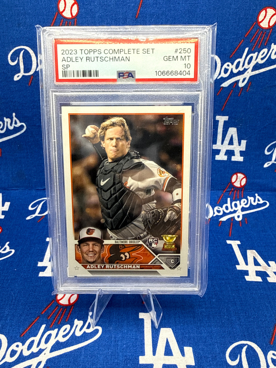 2023 Topps Complete Set #250 Adley Rutschman SP RC — PSA GEM MT 10