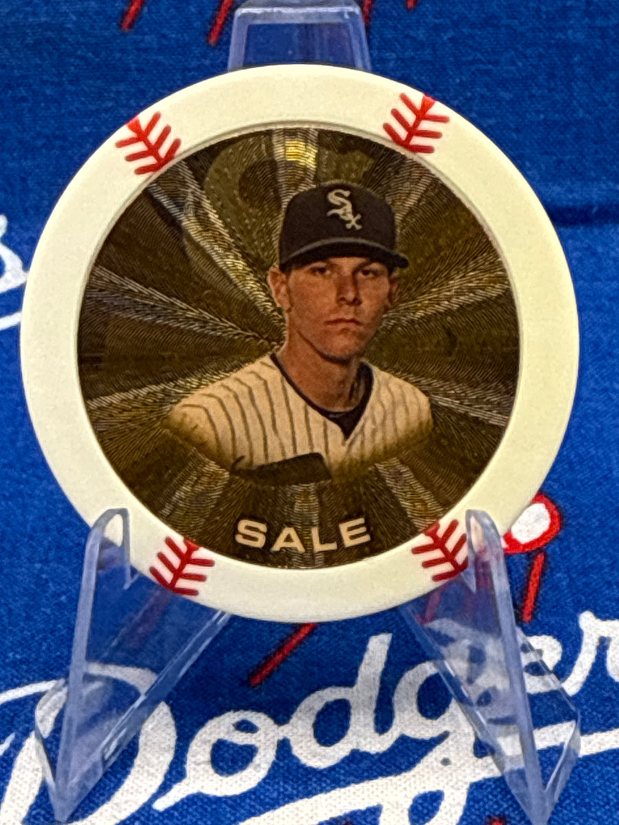 2014 Topps Chipz #NNO Chris Sale — Holo Gold SSP White Border | Chicago White Sox