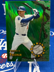 2026 Topps Chrome Freddie Freeman WC-13 Wrecking Crew Green Parallel /99 – LA Dodgers