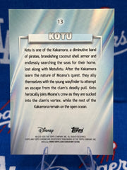 2026 Topps Chrome Disney Kotu #13 Debut — Moana 2