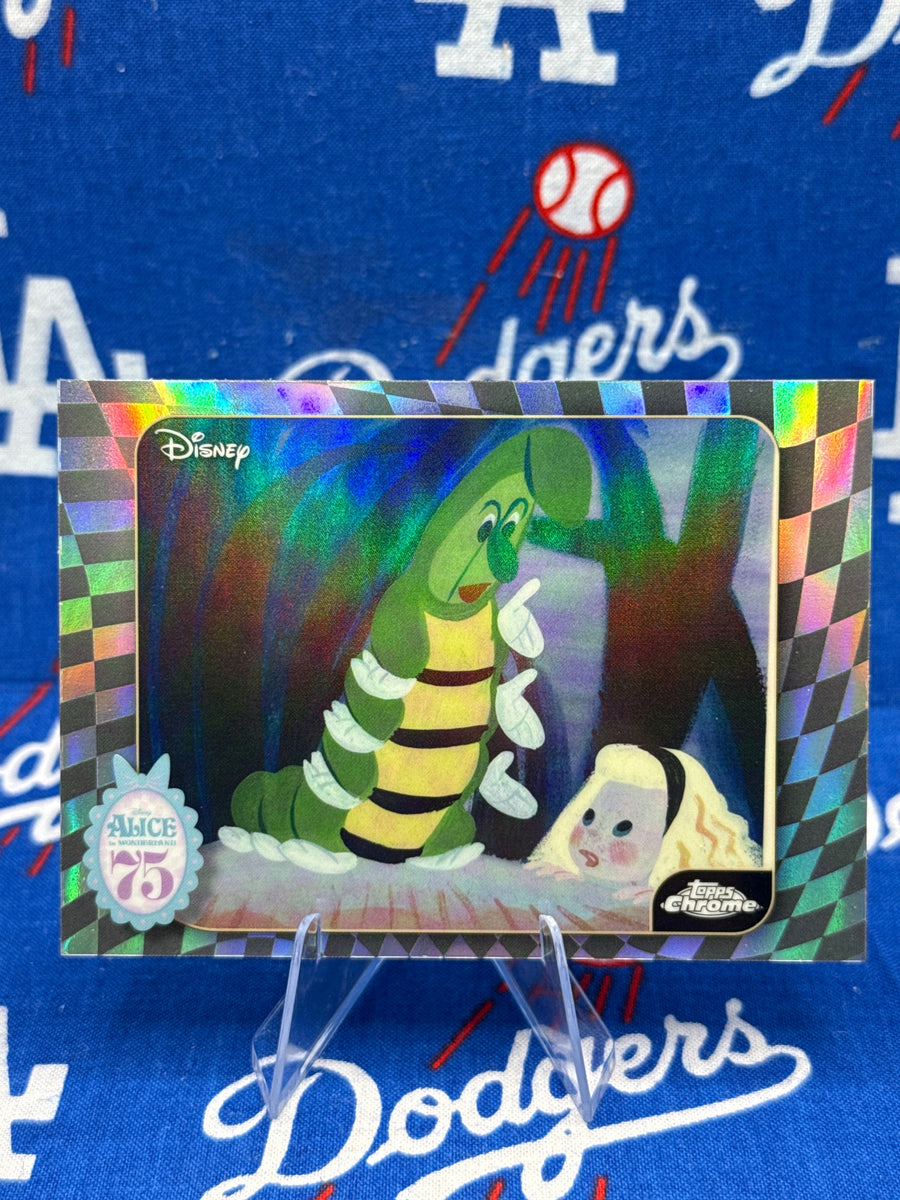 2026 Topps Chrome Disney Alice in Wonderland #AW-8 Original Concept Art 75th Anniversary Insert