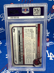 2022 Bowman Chrome Edgar Quero 1st Bowman Prospects Lava Refractor #BCP123 #306/399 PSA 10 GEM MT