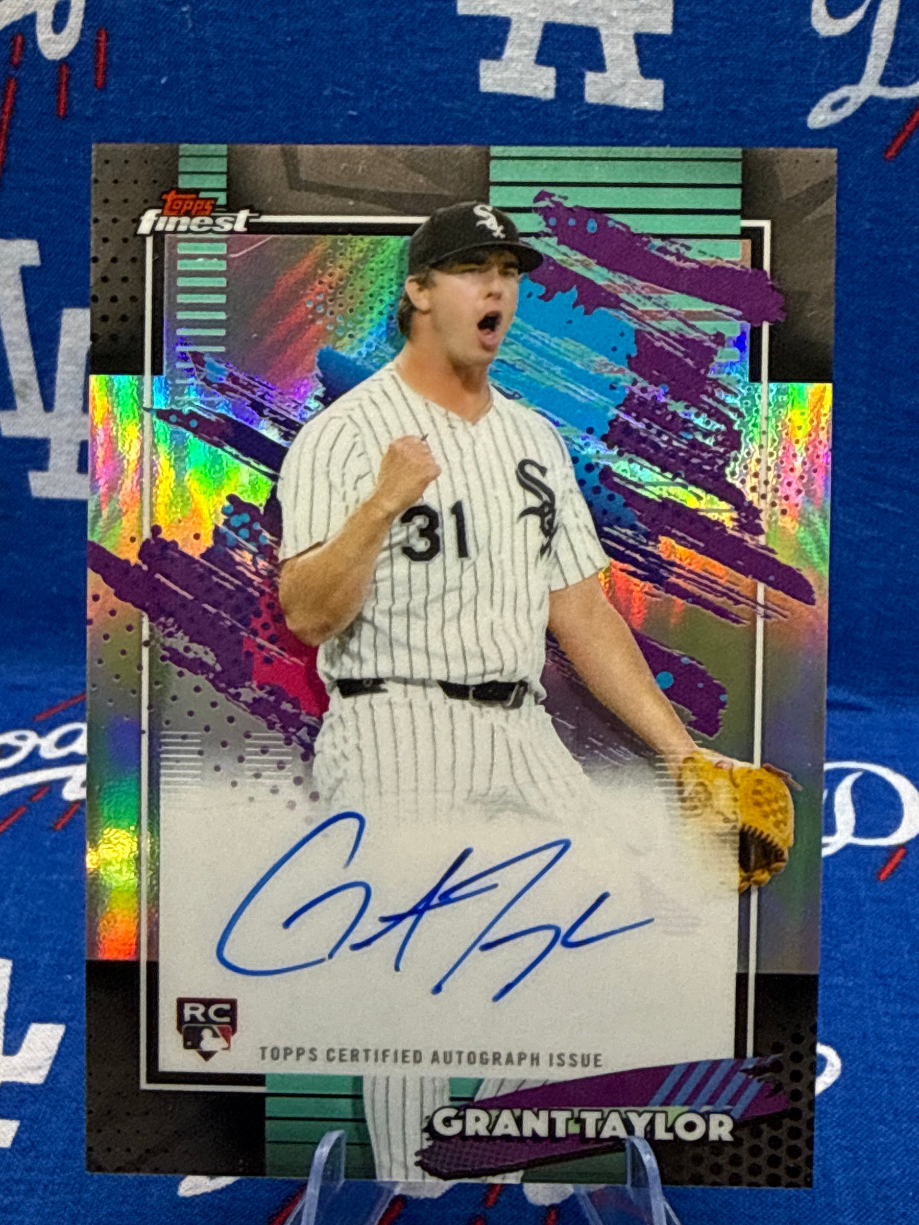 2026 Topps Finest Grant Taylor FA-TA Finest Autograph Refractor RC