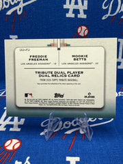2026 Topps Tribute Freddie Freeman & Mookie Betts DR-FB Dual Relic /499 – LA Dodgers
