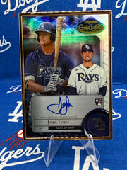 2022 Topps Gold Label Josh Lowe Framed Autograph RC #FA-JL Tampa Bay Rays