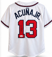 Ronald Acuña Jr. signed Braves jersey back