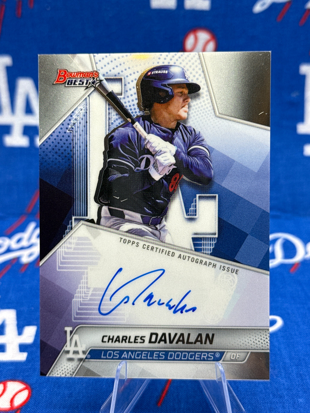 2025 Bowman's Best Charles Davalan Best of 2025 Autograph #B25-CDAV Dodgers