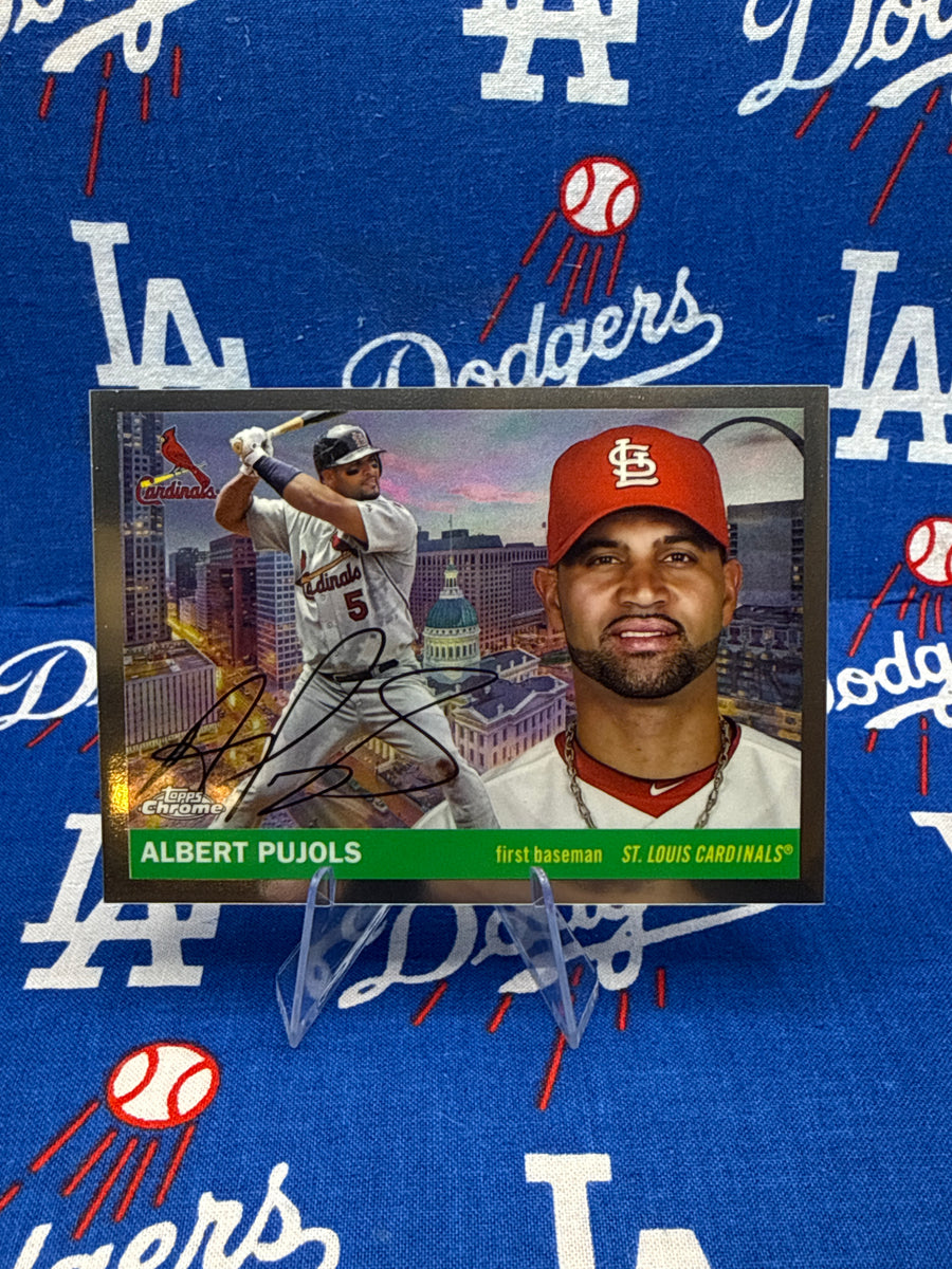 2025 Topps Chrome Platinum Albert Pujols Facsimile Auto #55CV-69 St. Louis Cardinals