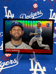 2025 Topps Chrome Black Alex Gordon #419 Black Refractor 1/10 — 1-of-10!