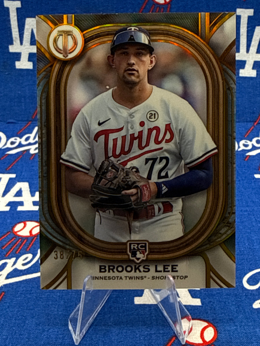 2025 Topps Tribute Brooks Lee RC #89 Rookie Acclimation Numbered 38/75 Minnesota Twins Raw