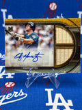 2025 Topps Museum Collection Edgar Martinez Signature Swatches Dual Relic Auto SPDRA-EM #01/50