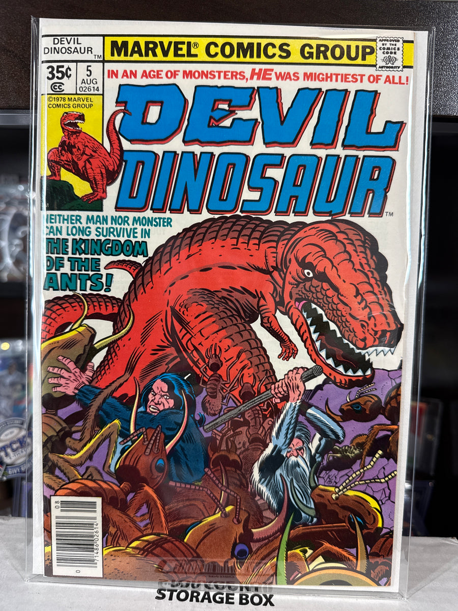 Devil Dinosaur #5 — Marvel Comics (August 1978) — Jack Kirby Story & Art — Kingdom of the Ants — Raw VF/NM
