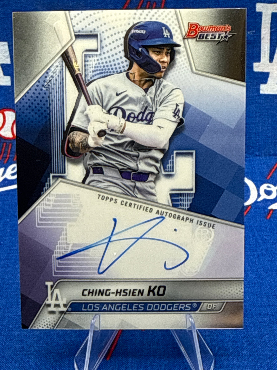 2025 Bowman's Best Ching-Hsien Ko Best of 2025 Autograph #B25-CKO Dodgers