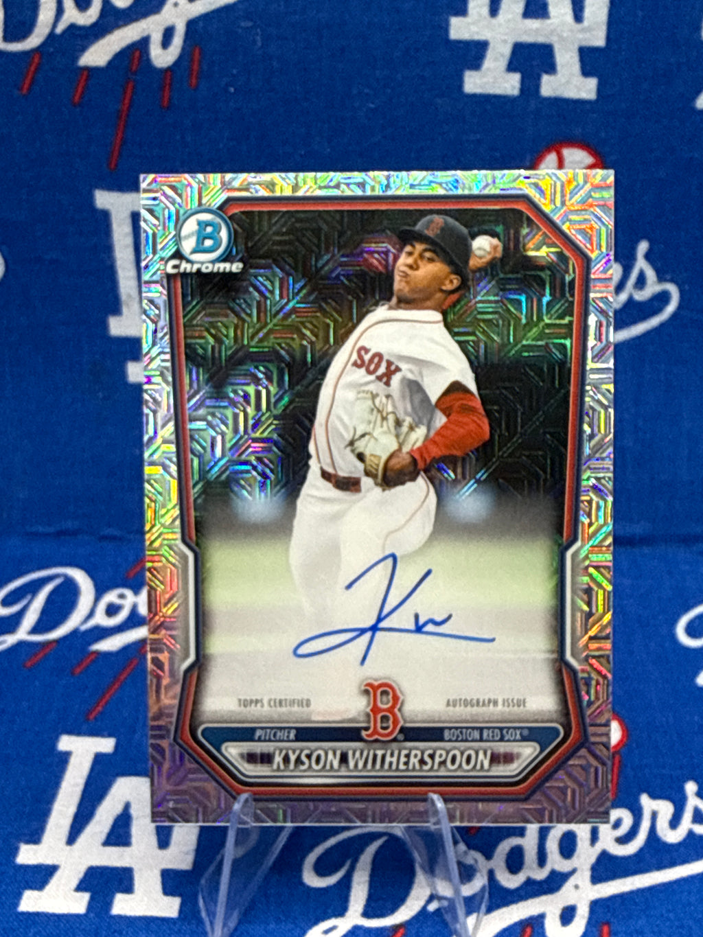 2025 Bowman Chrome Mojo Refractor Auto Kyson Witherspoon BMA-KW