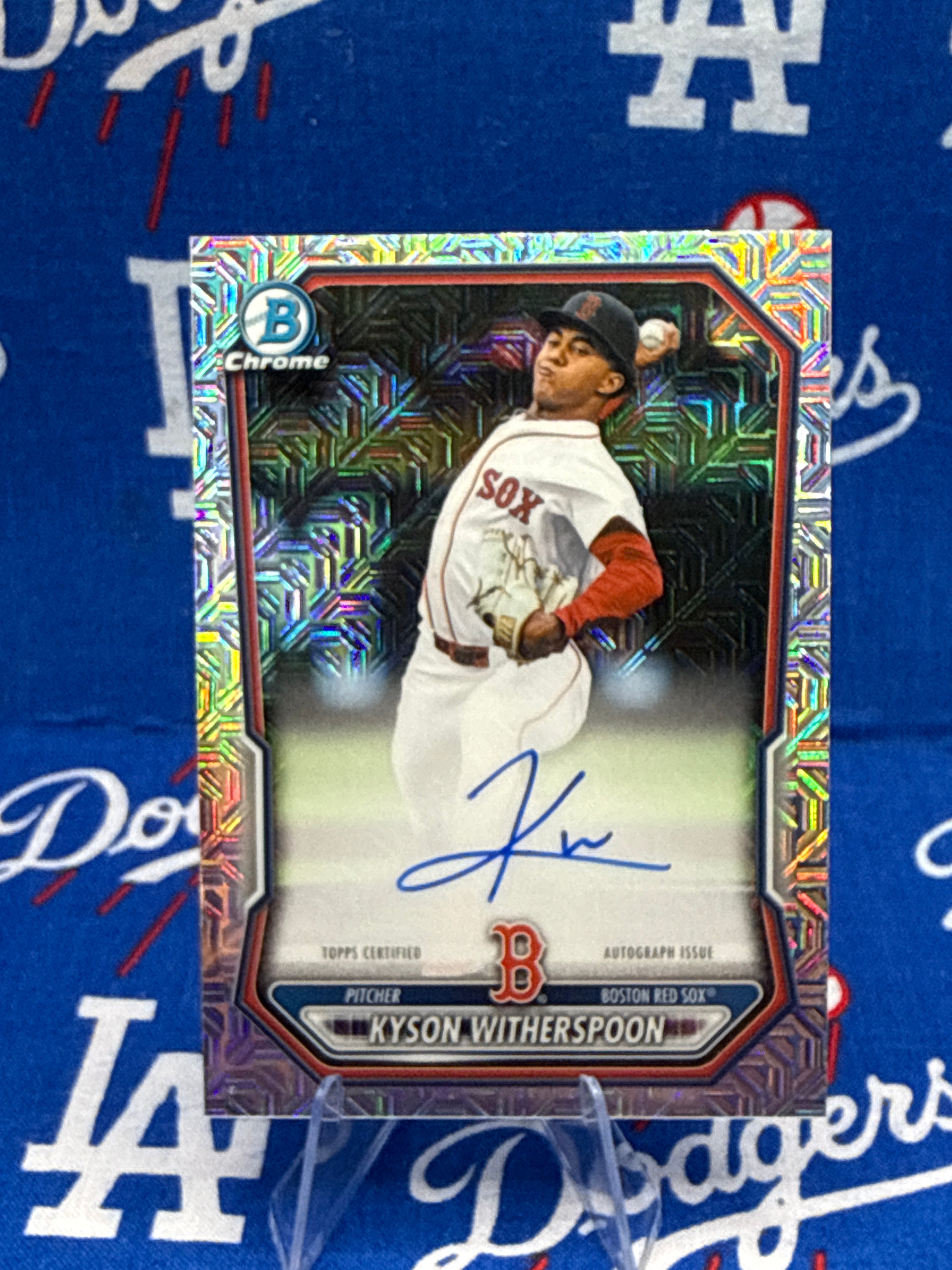 2025 Bowman Chrome Mojo Refractor Auto Kyson Witherspoon BMA-KW