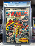 Invaders #12 CGC 9.2 — Marvel Comics (January 1977) — 1st Appearance of Spitfire!