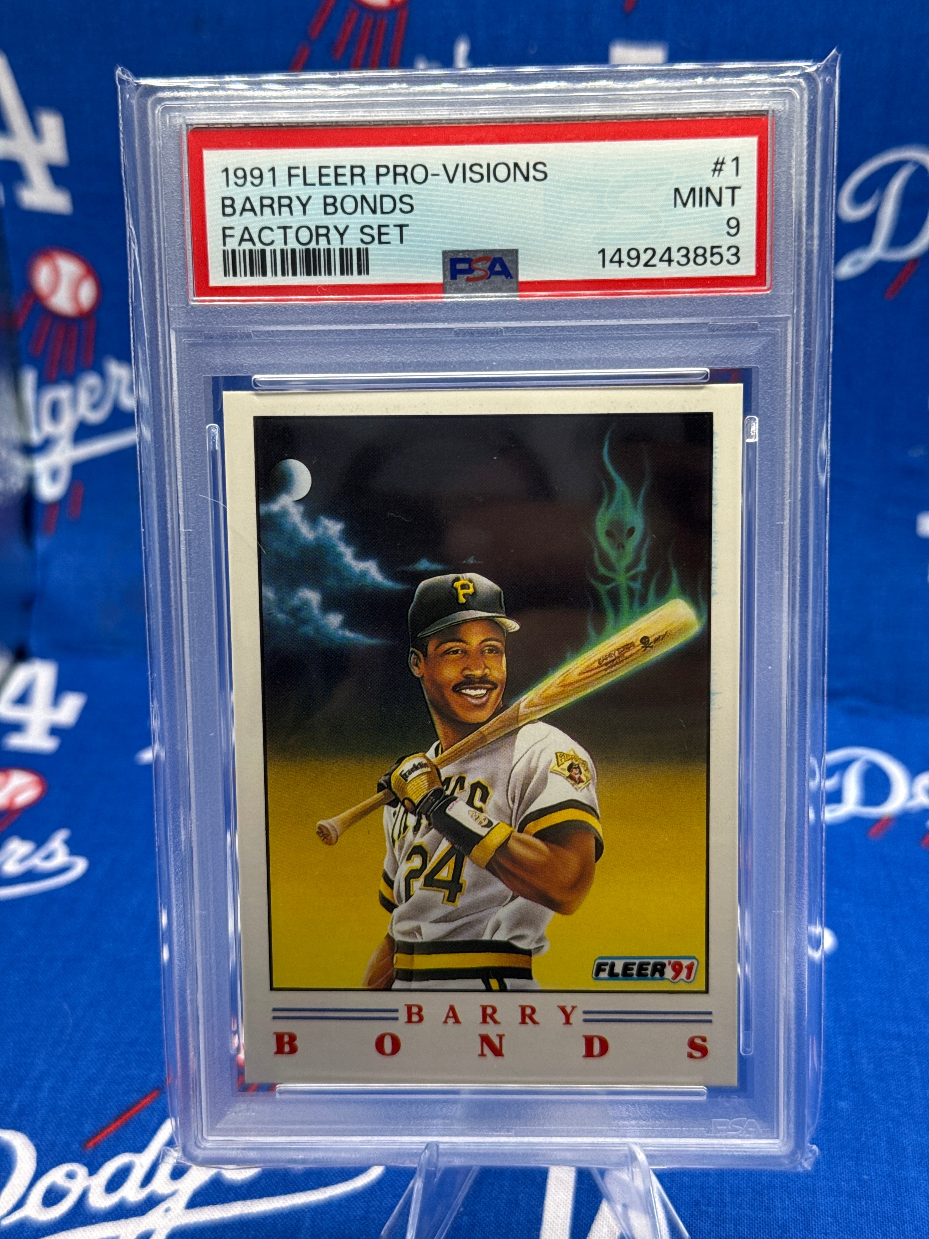 1991 Fleer Pro-Visions Barry Bonds Factory Set #1 of 4 PSA 9 MINT