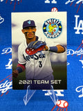 2021 Choice Everett AquaSox Team Set Checklist Card Julio Rodríguez #3 Seattle Mariners Minor League Raw