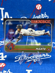 2024 Topps Ketel Marte Clear Acetate Parallel #597 10/10 Arizona Diamondbacks 2B
