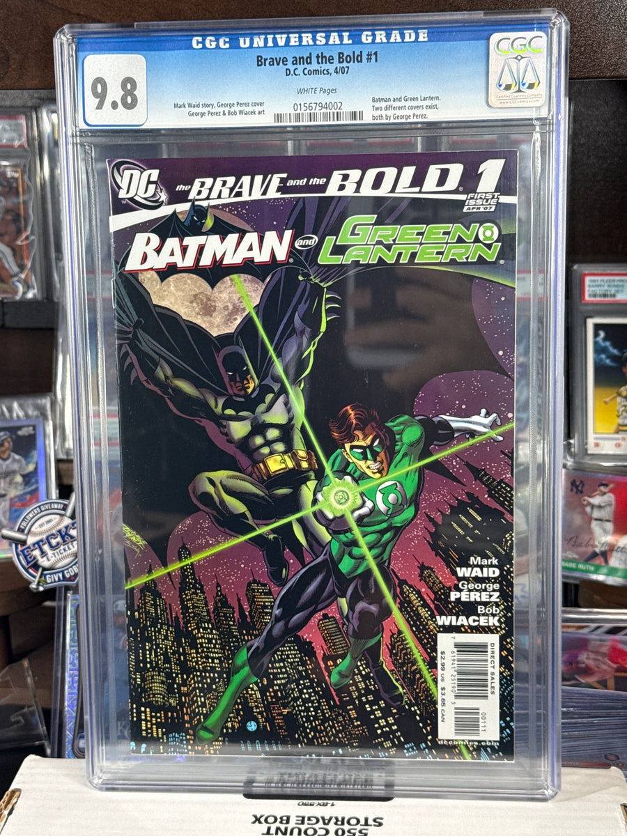 Brave and the Bold #1 CGC 9.8 — DC Comics (April 2007) White Pages — George Pérez Cover