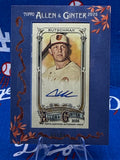 2025 Topps Allen & Ginter Adley Rutschman Mini Autograph #MA-ARU /99 20th Anniversary Baltimore Orioles