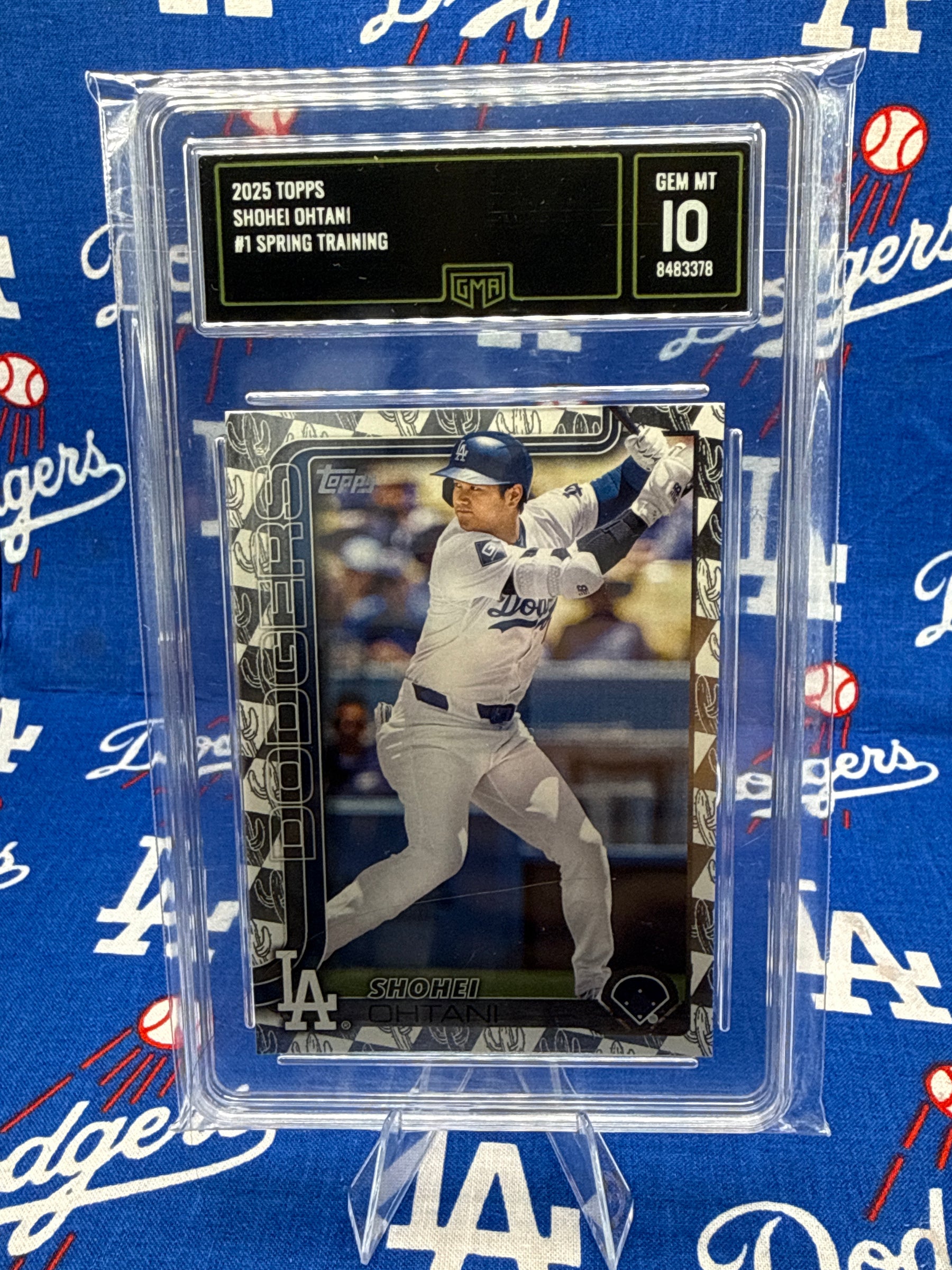 2025 Topps Shohei Ohtani Spring Training Parallel #1 GMA GEM MT 10