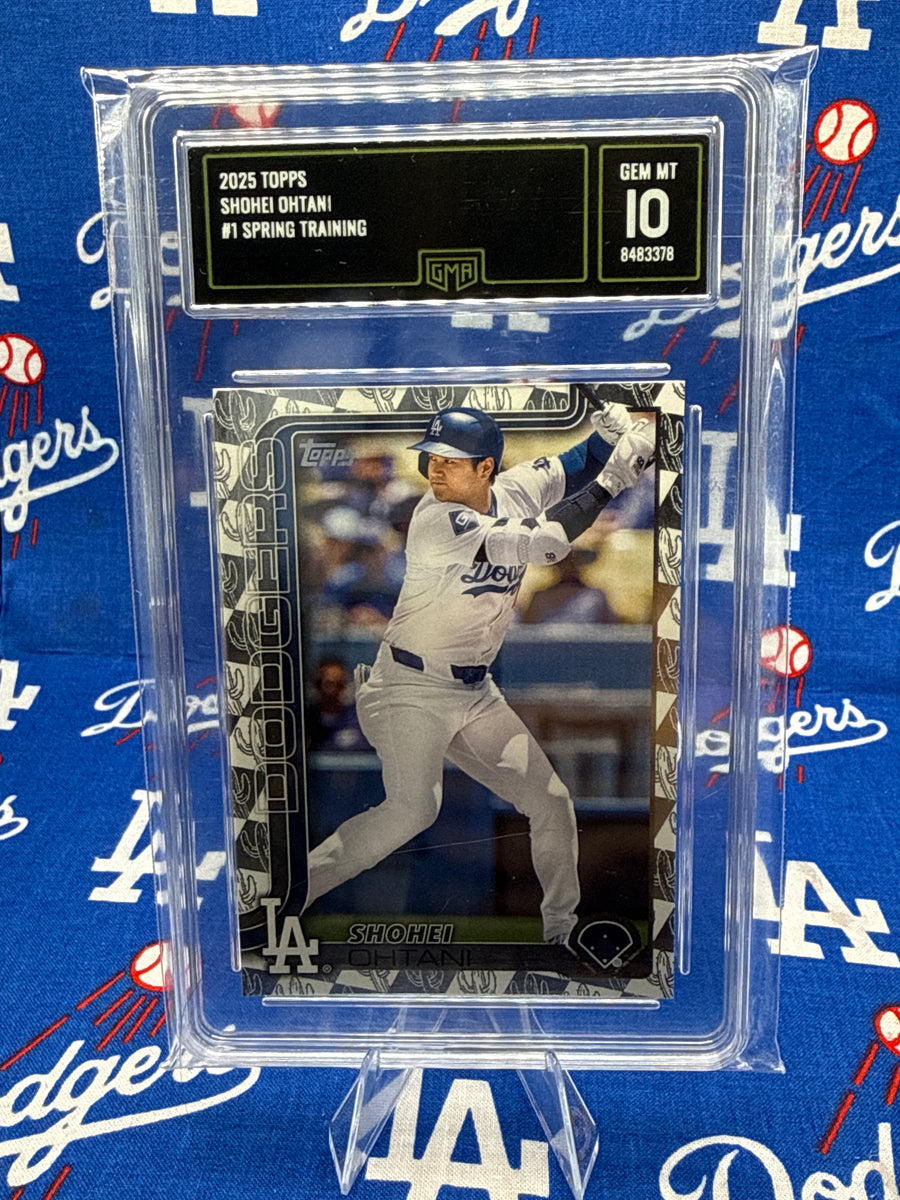 2025 Topps Shohei Ohtani Spring Training Parallel #1 GMA GEM MT 10