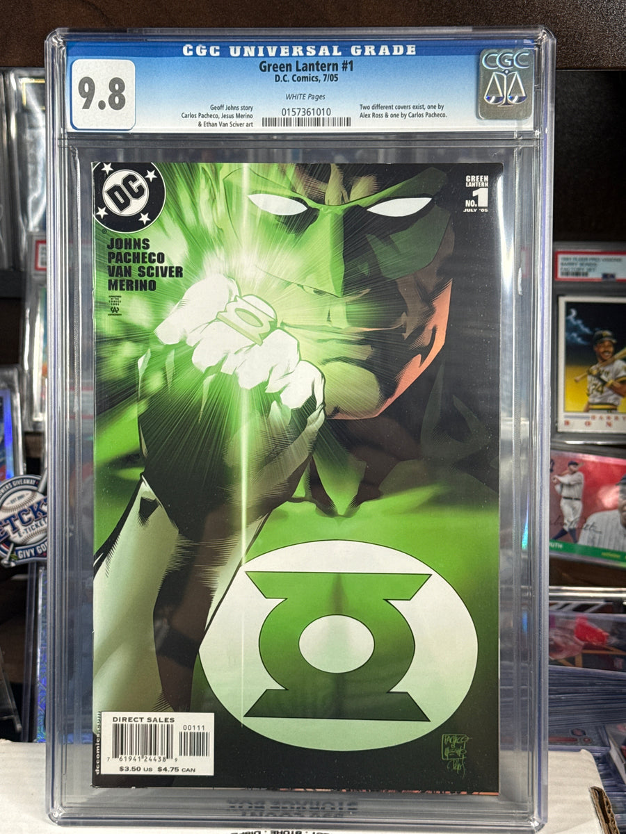 Green Lantern #1 CGC 9.8 — DC Comics (July 2005) White Pages