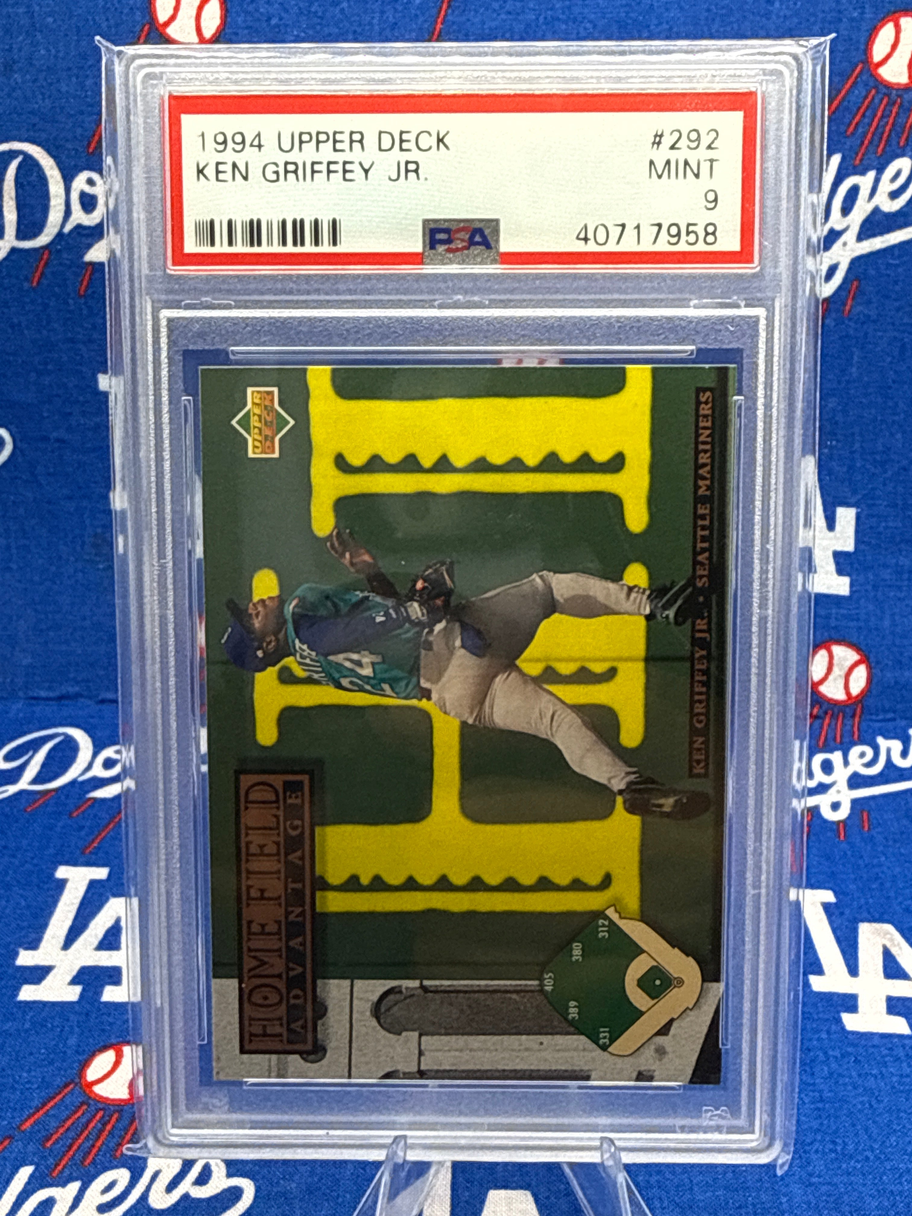 1994 Upper Deck Ken Griffey Jr. Home Field Advantage #292 PSA 9 MINT